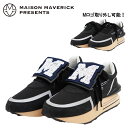 MAISON MAVERICK PRESENTS 【レディース】Mロゴ レーサー ダッド スニーカー 【ブラック】 43MS2490 メゾンマヴェリック プレゼ...
