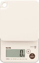TANITA タニタ KW-301-IV-(アイボリー) 洗えるクッキングスケール 最大計量3000g