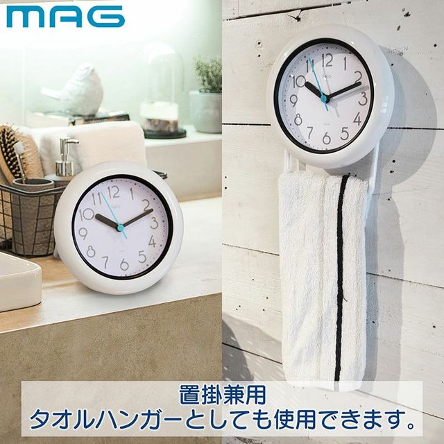 noa ノア精密 FEW130(WH) MAG 防水時計 バブルコート ホワイト [3]