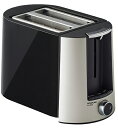 KOIZUMI 小泉成器 KOS-0850/K(ブラック) ポップアップトースター コンパクトボディでこんがり焼き上げ。クロワッサンのあたためにも。