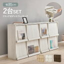 萩原 ハギハラ フラップ式ディスプレイラック 幅85cm (2台組) ホワイトウォッシュ RCC-1716WS-2S メーカー直送 同梱不可 カード決済のみ対応...