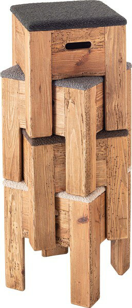 東谷 あづまや スツール ブラック HIT-203BK 同梱注文不可 カード払い限定 沖縄・北海道・離島お届け並びに時間指定不可