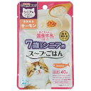 DoggyMan ドギーマンハヤシ 猫ちゃんの国産牛乳を使ったスープごはん ささみ&サーモン シニア用 40g r1000spg