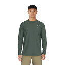 NIKE SWIM ナイキ スイム 【メンズ】Dri-FIT ソリッド長袖ハイドロガード 【ファー】 NESSA587 速乾 UVカット UPF40+