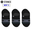 STANCE スタンス 【メンズ】ベーシック 3パック ノー ショウ 【ブラック】【L/25.5-29.0cm】 A145D20SRO BASIC 3 PACK...