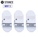 STANCE スタンス 【メンズ】ベーシック 3パック ノー ショウ 【ホワイト】【L/25.5-29.0cm】 A145D20SRO BASIC 3 PACK...