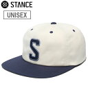 STANCE スタンス 【ユニセックス】ロー キー スナップバック ハット 【インディゴ】【フリーサイズ】 A309A25LOW キャップ LOW KEY SNAPBACK HAT