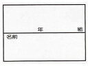 crocs クロックス 水泳 ストレッチネーム大(枠入り・年組つき) 101267L