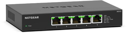 NETGAER ネットギア・インターナショナル MS305 SOHO/家庭向け 1G/2.5Gマルチギガ5ポートアンマネージスイッチ MS305-100JPS NETGAER ネットギア・インターナショナル MS305 SOHO/家庭向け 1G/2.5Gマルチギガ5ポートアンマネージスイッチ MS305-100JPS