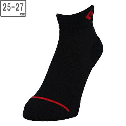 CONVERSE コンバース 【ユニセックス】ジャンプアップソックス【ブラック×レッド】 【25-27cm】CB10200..