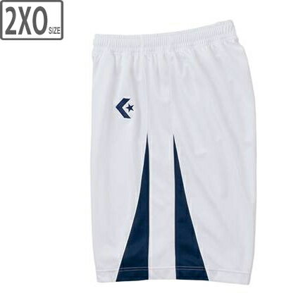 CONVERSE コンバース 【メンズ】ゲームパンツ【ホワイト/ネイビー】【2XOサイズ】CB251801-1129 吸汗 速乾 日本製