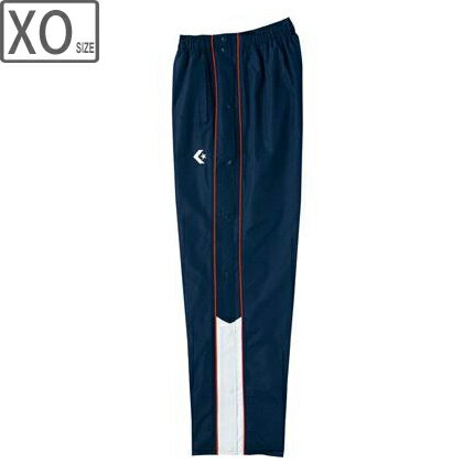 CONVERSE コンバース 【メンズ】ウォームアップパンツ フルオープン 【ネイビー×ホワイト】【XOサイズ】 CB162501P-2911 撥水、透湿、サイドフルオープン仕様