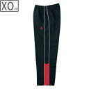CONVERSE コンバース 【メンズ】ウォームアップパンツ 裾ボタン仕様【ブラック×レッド】【XOサイズ】CB162502P-1964 撥水 透湿