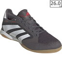 adidas アディダス 【ユニセックス】プレデターPro In/インドア用 【グレーストレータ—/フットウェアホワイト/ルシッドレッド】【26.0...
