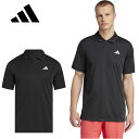 adidas アディダス 【メンズ】クラブテニス ポロシャツ KUE69 【ブラック】 テニス テニスウェア ポロシャツ ポロ スタイリッシュ 2つボタンプラケ...