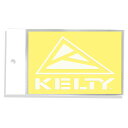 KELTY ケルティ ホワイト・ロゴ・ステッカー 2018102