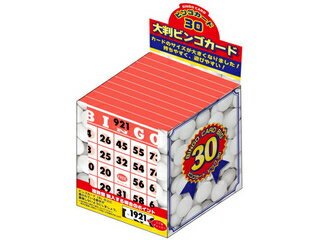 ハナヤマ　Hanayama 84024 大判ビンゴカード30