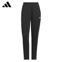 adidas アディダス 【レディース】スリーストライプス レギュラーフィット ダブルニット トラックパンツ JVP36 【ブラック/ホワイト】