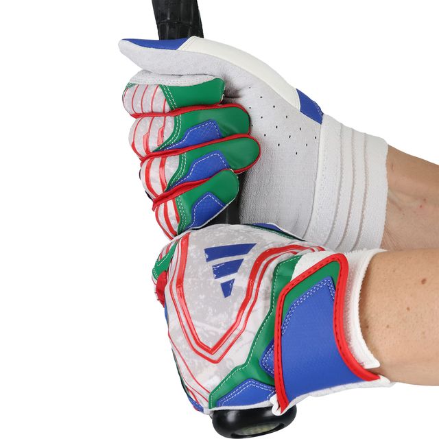 adidas アディダス 【一般】【両手用】41 バッティンググラブ TOP 2 【ブルー×グリーン】 LBG304 シープレザー