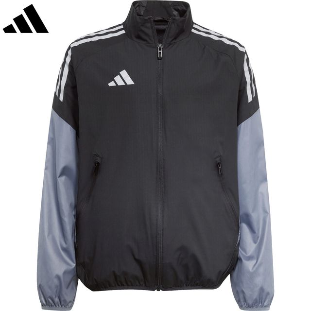 adidas アディダス 【ボーイズ】 サッカー ジャージ ウインドジャケット キッズ KSB74 【ブラック/チー..