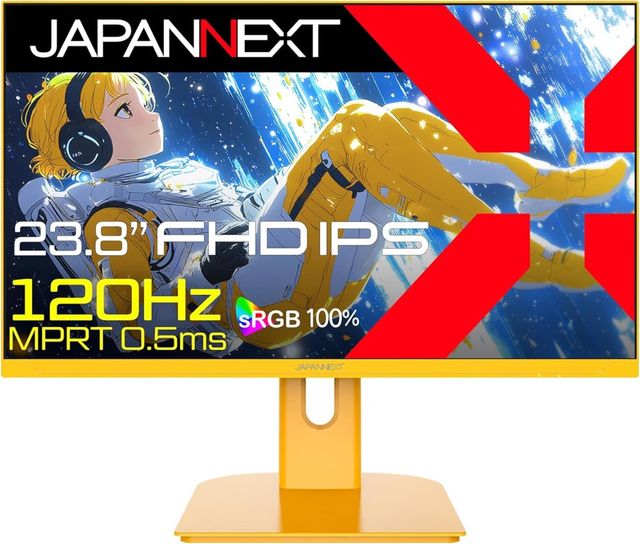 JAPANNEXT ����ѥ�ͥ����� �ե�HD�б�23.8�������ߥ󥰥�˥���(IPS/120Hz/���ԡ�����/��������/2ǯ�ݾ�) JN-IPS238G120F-YE ñ�ʹ����Τ߲ġ�Ʊ�쾦�ʤǤ����ʣ�������ġ� ���쥸�åȥ����� ��������ѤΤ�