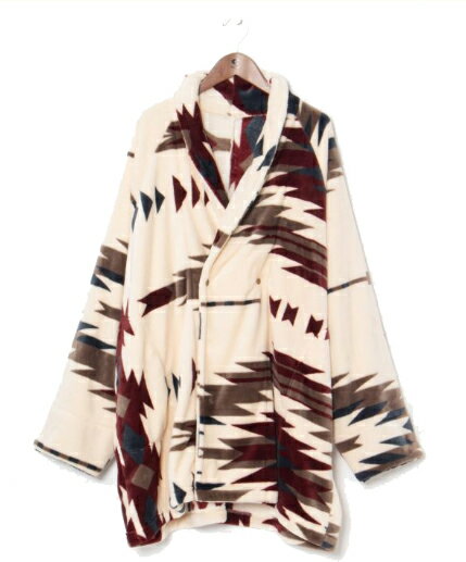 CAYHANE チャイハネ 【ユニセックス】ノマディ ガウン 【ナチュラル】 CCKP4306 NOMADY