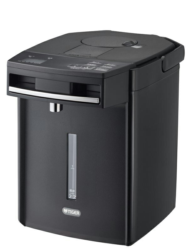 TIGER タイガー魔法瓶 PIM-H220-KE(アーバンブラック) 蒸気レスVE電気まほうびん とく子さん 2.2L
