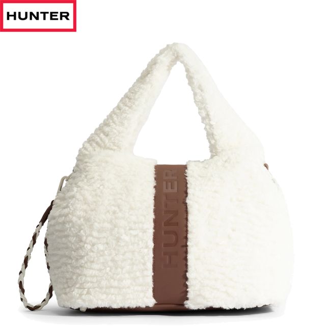 HUNTER ハンター ブークレ ミディアム トート 【ナチュラル】【9L】 UBX5522PRC BOUCLE MEDIUM TOTE