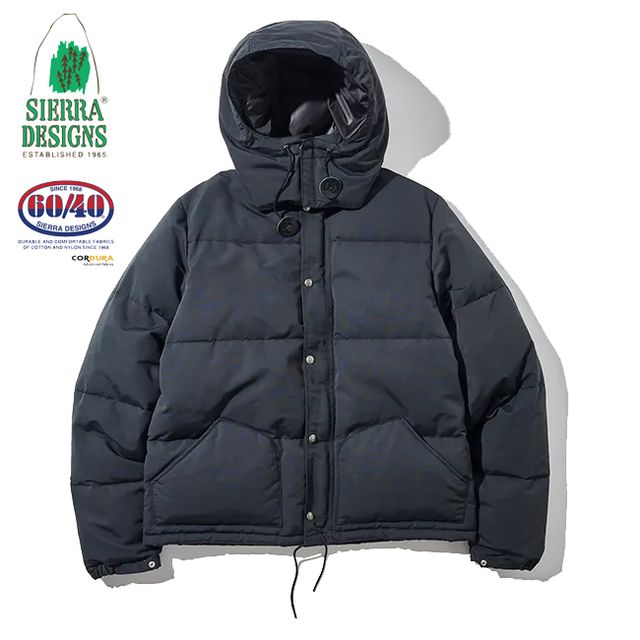SIERRA DESIGNS シエラデザイン 【ユニセックス】ダウン シエラジャケット 【ブラック】 ...