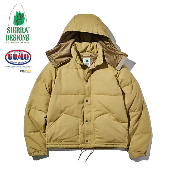 SIERRA DESIGNS シエラデザイン 【ユニセックス】ダウン シエラジャケット 【V.タン】 ...