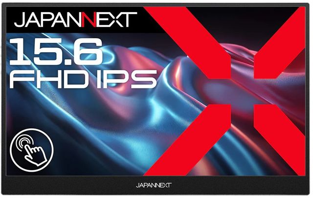 JAPANNEXT ジャパンネクスト フルHD対応 15.6型タッチパネル/miniHDMI、USB-C×2/ブラック/シルバー/スピーカー/2年保証 JN-MD-Ei156F-T