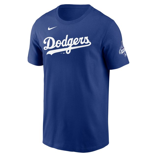 GIMMICKのNIKE ナイキ 2025 ロサンゼルス・ドジャース 大谷翔平 ワールドシリーズ優勝 ネームアンドナンバーTシャツ N199-4EW-6LD-XVR｜アングル2
