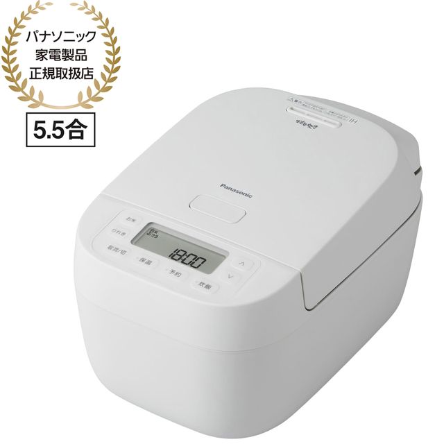 Rakuten - Panasonic パナソニック 炊飯器 おすすめ 5.5合炊き 可変圧力IHジャー炊飯器 おどり炊き SR-N310E-W 備長炭入りのコーティングを採用 お手入れ点数は2点のみ