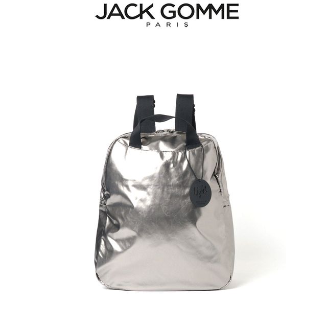 Jack Gomme ジャックゴム LAMI【メタル】リュック デイバッグ 同色ポーチ付 A4 10062012520011 LIGHT ORIGINAL フランス製 【正規販売店】