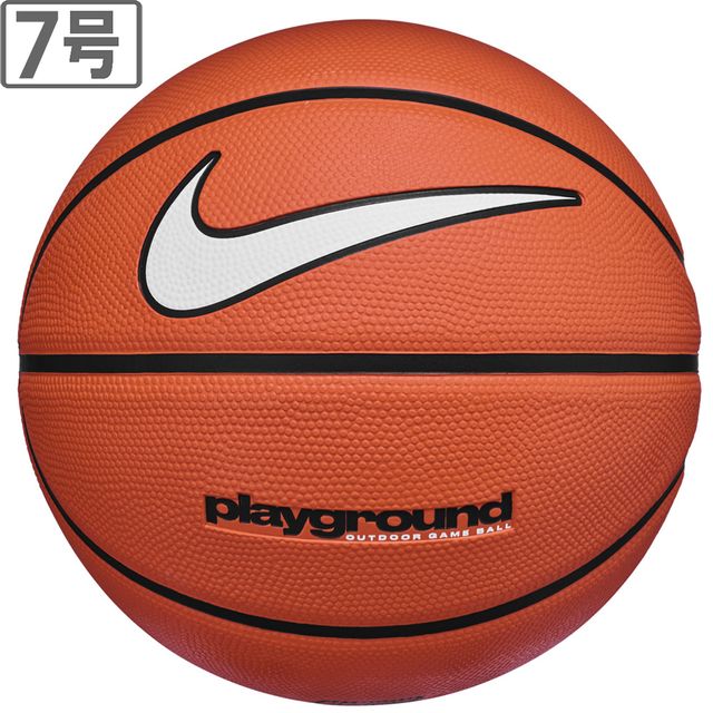 Rakuten - NIKE ナイキ エブリデイ プレイグラウンド【7号球】バスケットボール【アンバー/ブラック/ホワイト】 BS3061 推奨使用環境:野外