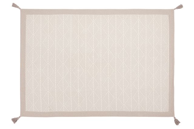 萩原 ハギハラ インド綿ラグ クラック 約130×185cm (滑り止め付き) ホワイト 270080606 メーカー直送 同梱不可 カード決済のみ対応 沖縄・北海道・離島お届け並びに時間指定不可