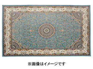 Rakuten - 萩原 ハギハラ 転写プリントマット ターコイズ 約70×120cm ターコイズ 240613980 メーカー直送 同梱不可 カード決済のみ対応 沖縄・北海道・離島お届け並びに時間指定不可