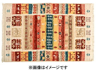 萩原 ハギハラ ウィルトンマット RAKKAS(ラッカス) 約70×125cm ヴィフ 240619906 ...