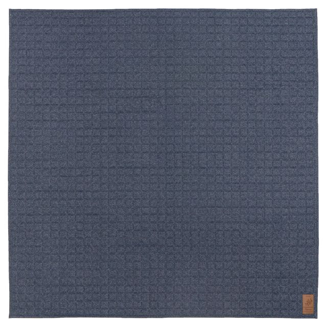 絨毯, 地毯 - 萩原 ハギハラ スウェットキルトラグ ココン 約130×190cm ネイビー 240638030 メーカー直送 同梱不可 カード決済のみ対応 沖縄・北海道・離島お届け並びに時間指定不可