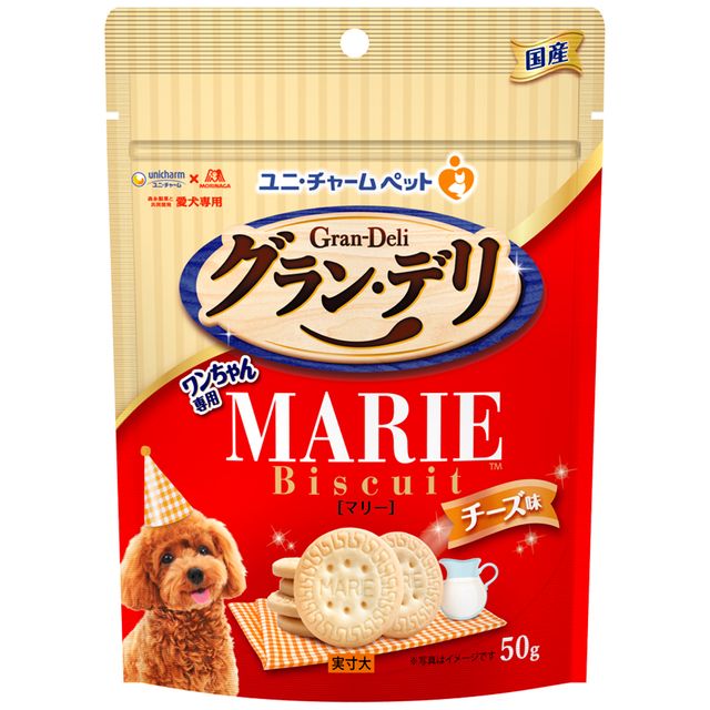 unicharm ユニ・チャーム グラン・デリ ワンちゃん専用マリービスケット チーズ味 50g