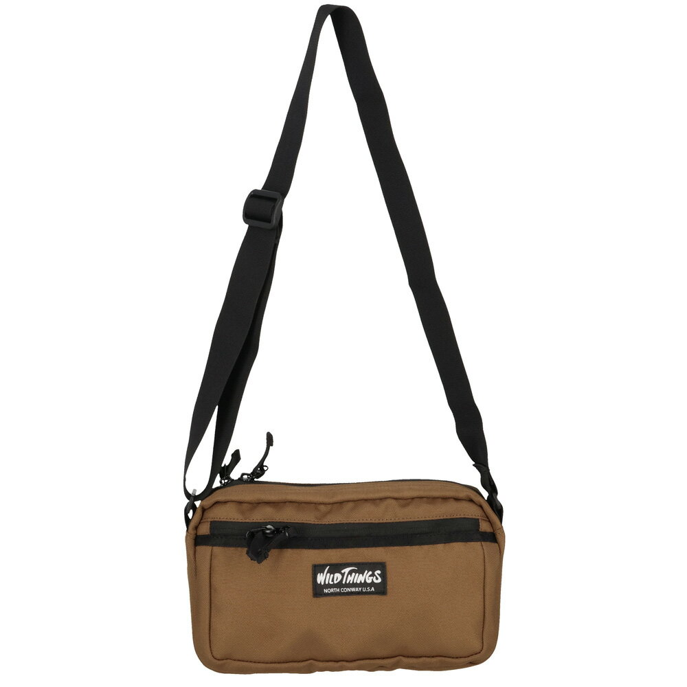 WILD THINGS ワイルドシングス ホリゾンタルショルダーバッグW7006 CORDURA(R) 915×1200D Eco Polyester HORIZONTAL SHOULDER BAG