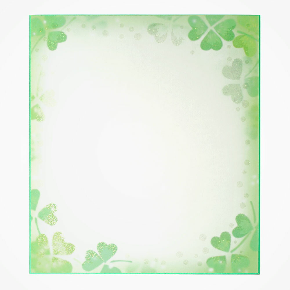Rakuten - MIDORI/ミドリ カラー色紙ラメ クローバー 33116006