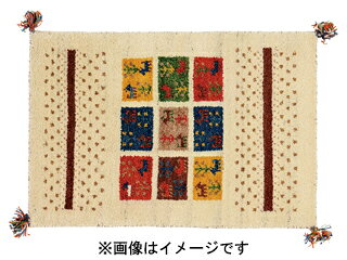 萩原 ハギハラ ギャッベ ラグ GABBEH Dシリーズ 約70×120cm D19 マルチ 270034530 メーカー直送 同梱不可 カード決済のみ対応 沖縄・北海道・離島お届け並びに時間指定不可