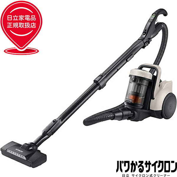 商品説明発売日：2026年8月28日パワかるサイクロンCV-SP300R[日本製]●強い吸引力で、フローリングの溝やじゅうたんのごみもしっかり吸い込む。小型のモーターでも、強力パワーを実現。しかも、吸込力が持続します。本体質量2.5kg＊2の軽量ボディとこだわりの使いやすさで移動や取り回しなど毎日のお掃除がラクにできます。※1 フィルターやダストケースにごみがない状態からごみ捨てラインまでの風量の持続性が99%以上。一般社団法人 日本電機工業会自主基準「電気掃除機の吸込力持続率測定方法」による表示です。●もっとも明るく感じる波長に近い緑色LEDライトで、見えにくいごみも浮かび上がらせます。[ごみくっきりライト]日立はLEDライトにもっとも明るく感じる波長に近い「緑色」を採用。合計7灯の光を効率的に集めるレンズで広い範囲をくっきり照らします。暗いところはもちろん明るいところでも、見えにくいごみを浮かび上がらせます。※当社調べ。ごみの種類や量、床、周囲環境などの条件によって効果は異なります●髪の毛などが、からまりにくい。＊1[からまんブラシ]ブラシの先端をループ形状にすることで髪の毛などがからまりにくくなり、スッキリ吸引。お手入れもラクラク※当社調べ。ごみの種類や量、床、周囲環境、運転モードなどの条件によってからまる場合があります・ごみをしっかりかき出すブラシ。[2アングル形状]異なる角度のブラシで自走による軽い操作感に加え、ごみをしっかりかき出します・ふき掃除したようにスッキリごみを吸い込むだけでなくフローリングをふき掃除・水洗いもできるから清潔に保てますブラシホルダーが外れて、回転ブラシを簡単に取り外すことができます・壁ぎわのごみもスッキリ吸い込みます回転ブラシをヘッドの前側に近づけて配置することで、壁ぎわのごみもスッキリ●前後だけでなく、左右からも吸うからごみの取り残しを減らします。[4方向吸引機構]前方、後方だけでなく、左右からもごみを吸い込む[4方向吸引機構]を採用。壁ぎわのごみも吸い込みます・ヘッドの取り回しがラクラクできます・床質や操作力に合わせてパワーやブラシ回転数を自動でコントロールします●お掃除中もお手入れも使いやすさにこだわっています・サッと使いやすい長さに調節できます。[サッとズームパイプ]・軽い力でスイスイ前に進みます。[自走機能]・軽いヘッドでお掃除もスムーズ●使いやすさにもこだわっています[クルッとヘッド]ヘッドが左右90度曲がる。掃除しにくい壁ぎわも得意です[ラクかるホース]ホースが細くしなやかで家具にもひっかかりにくい[本体・手もとねじれんホース]ホースの接続部分が本体側でも手もと側でも回転するねじれにくいホースです[ペタリンコ構造]家具の下など低いところも掃除できます※高さ8cm以上●集めたごみをしっかり圧縮。髪の毛などがからまりにくくお手入れがラク。[からまんプレス構造]空気の流れを利用してダストケース下部に集めたごみをしっかり圧縮します。ダストケース内の遠心分離の中心となる内筒部分のフィルターに髪の毛などがからまりにくく、お手入れがラク●ダストケース・ブラシ水洗いダストケースは分解でき、水洗い可能、[からまんブラシ]もヘッドから取り外し、水洗いできます商品詳細吸込仕事率（消費電力）290W〜約40W（840W〜約140W）運転音59〜約54dB本体寸法長さ×幅×高さ：300×225×287mm本体質量（標準質量）2.5（3.8）kg集じん容積／コードの長さ0.25L／5m省エネ機能※手動モードは「強」「中」「弱」「中」「弱」自動切替えヘッドヘッド幅：約23cm、ブラシ水洗い対応、ごみくっきりライト、4方向吸引機構ヘッド機能自走機能/クルッとヘッド/ペタリンコ構造/からまん構造/回転ブラシ/ワンタッチ着脱/水洗い対応/モーター駆動方式/からまんブラシ/2アングル形状クリーン機能きれいな排気（0.3〜10μm）捕集率 約99％フィルター[上方排気](1)クリーンフィルター (2)アレルオフフィルター（抗菌加工） (3)ウレタンフィルター使いやすさラクかるホース/ごみダッシュ/サッとズームパイプ/本体・手もとねじれんホース/ダストケース＆フィルター水洗い対応/静電気防止素材ダストケース/からまんプレス構造付属品● パッとブラシ ● すき間用吸口 ● お手入れブラシCVSP300R 類似商品はこちらHITACHI 日立 掃除機 サイクロン式 ク33,968円ムラウチドットコム延長保証：掃除機 サイクロン2,486円ムラウチドットコム延長保証：CV-SP900J3,058円