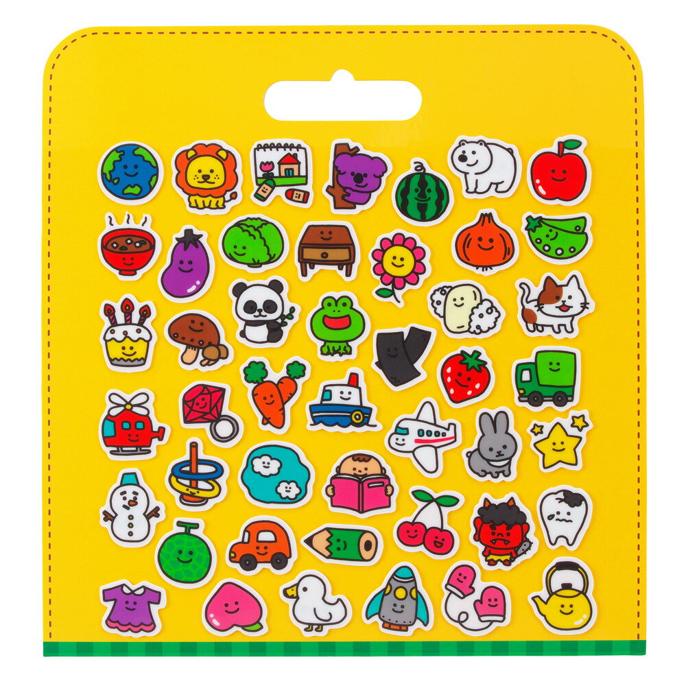 ぺたぺたシールでおけいこ ひらがな まなびっこ 銀鳥産業 2