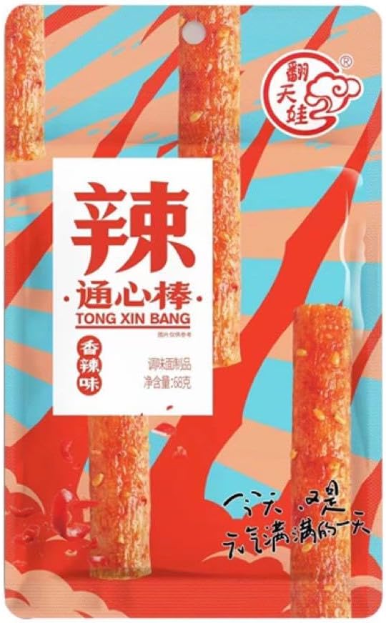 激辛ラーティアオ 中華風の香ばしいお菓子、ラーティアオ！一口食べれば、独特な風味と辛さがやみつきに！ 原材料名: 小麦粉、食用塩、砂糖、唐辛子、ゴマ、食用植物油、飲料水。 内容量：68g 賞味期限の説明： パッケージ裏面の数字は製造日です。 賞味期限は製造日から6ヶ月後になります。 ＊刺激がつよいためお子様へは与えないでください。