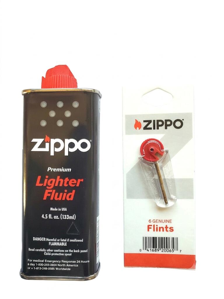 ZIPPO オイル 小缶 フリントセット（メール便）