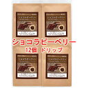 銀河コーヒー ドリップバッグ ビターチョコのような香味の希少豆「ショコラピーベリー」(中煎り)ブラジル サントアントニオ 12g×12バッグ コーヒー豆 珈琲 珈琲豆 人気 おすすめ 楽天