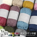 ≪お買い物マラソン期間中P10倍◇5/9 20時〜≫ エコポリ中細 毛糸 1玉/5玉 まとめ買い リサイクルポリエステル100% 中細タイプ 約50g 約115...