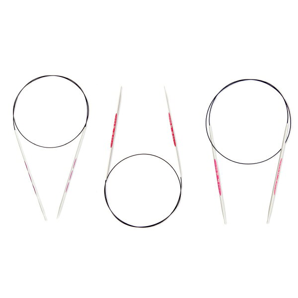 Prym プリム 輪針 80cm 3本セット No.215000/No.215010 エルゴノミクス設計 人間工学 ドイツ製 - angle 2